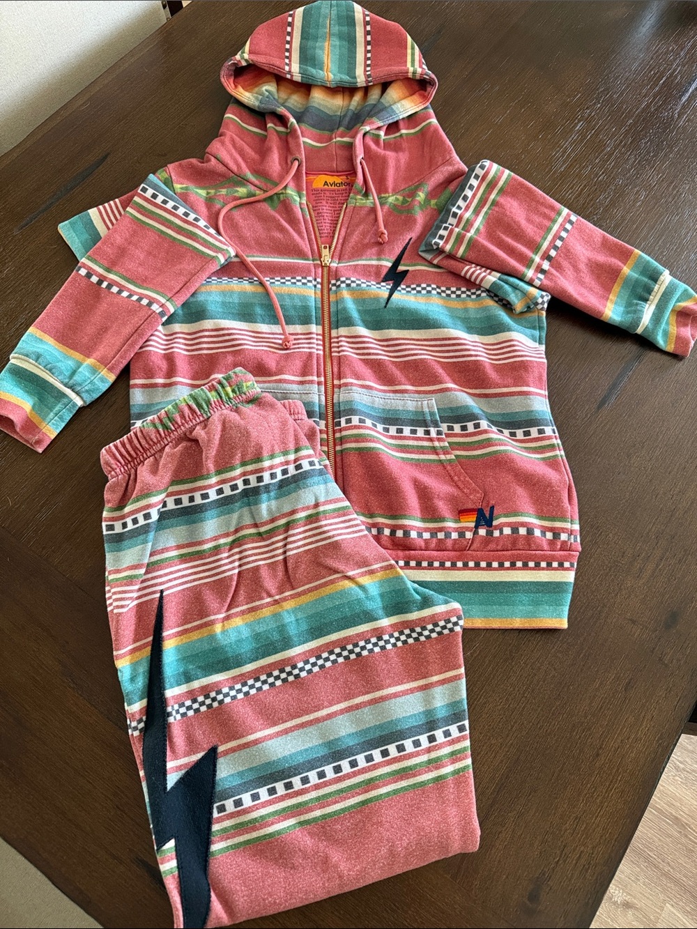Aviator Nation Tulum Bolt Matching Set (Hoodie & Sweatpants)
